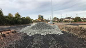 Stabilization of railway tracks – Creil
